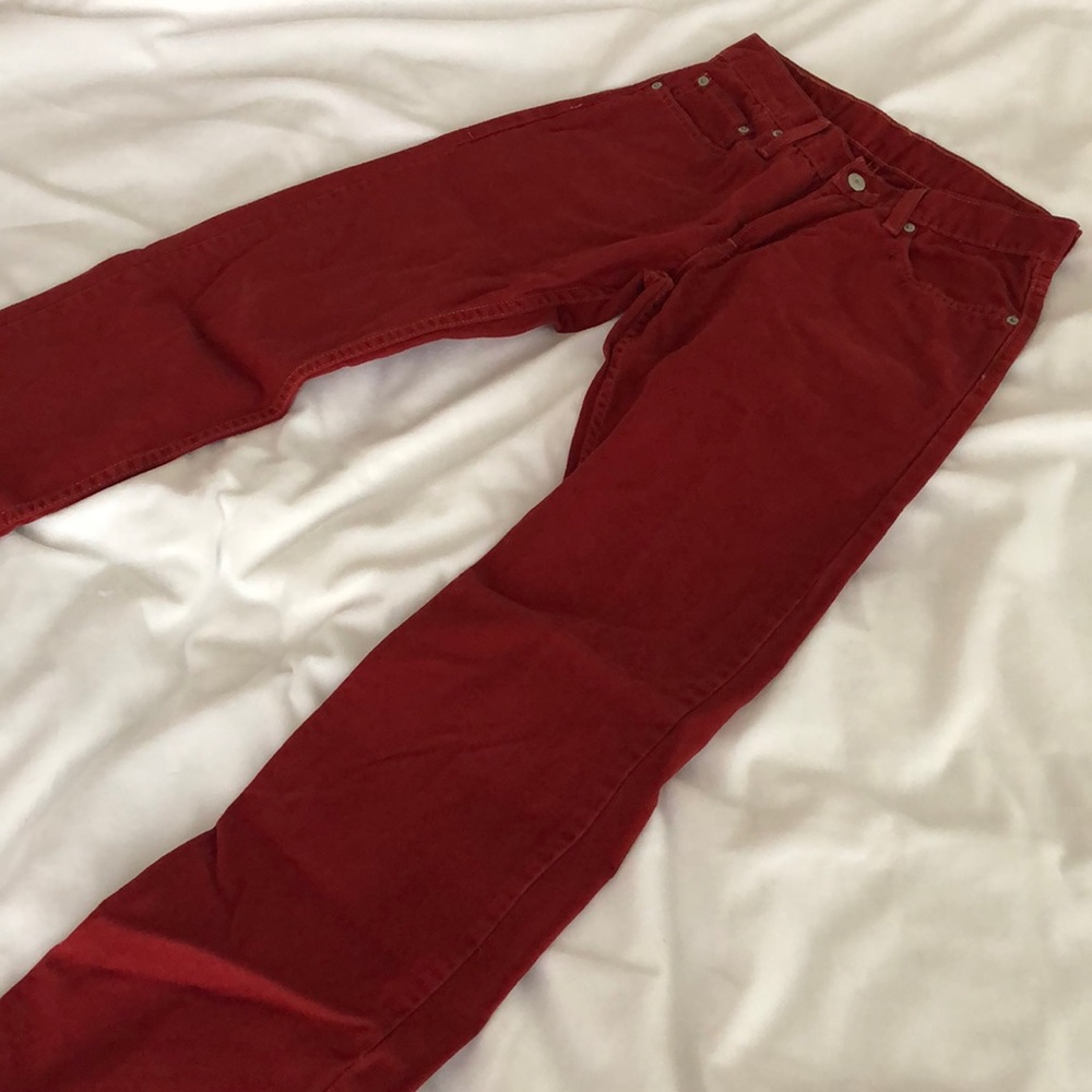 Red Men’s Levi’s Jeans